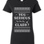 You Serious Clark Christmas Vacation Movie Ugly Christmas Sweater Womens Graphic T-Shirt