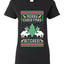 Merry Christmas Bitches Ugly Christmas Sweater Womens Graphic T-Shirt