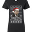 Christmas Is Cancelled Michael Scott Office Ugly Christmas Sweater Womens Graphic T-Shirt