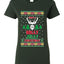 Have A Holly Jolly Christmas Ugly Christmas Sweater Womens Graphic T-Shirt