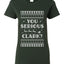 You Serious Clark Christmas Vacation Movie Ugly Christmas Sweater Womens Graphic T-Shirt
