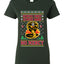 Strike First Strike Hard No Mercy Xmas Ugly Christmas Sweater Womens Graphic T-Shirt