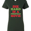 Die Hard is a Christmas Movie Christmas Womens Graphic T-Shirt
