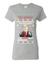 Trump This is the Greatest Ugly Christmas Sweater Womens Graphic T-Shirt
