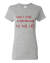 Die Hard Now I Have a Machine Gun Ho ho ho Christmas Womens Graphic T-Shirt