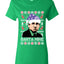 Santa Mike Michael Scott The Office Ugly Christmas Sweater Womens Graphic T-Shirt