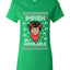 Impish or Admirable Dwight Schrute Ugly Christmas Sweater Womens Graphic T-Shirt