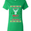 Have A Holly Jolly Christmas Ugly Christmas Sweater Womens Graphic T-Shirt
