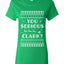 You Serious Clark Christmas Vacation Movie Ugly Christmas Sweater Womens Graphic T-Shirt