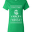 Theres Some Hos in the House Santa Ugly Christmas Sweater Womens Graphic T-Shirt