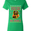 Strike First Strike Hard No Mercy Xmas Ugly Christmas Sweater Womens Graphic T-Shirt