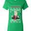Trump This is the Greatest Ugly Christmas Sweater Womens Graphic T-Shirt