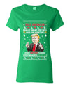 Trump This is the Greatest Ugly Christmas Sweater Womens Graphic T-Shirt