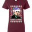 Santa Mike Michael Scott The Office Ugly Christmas Sweater Womens Graphic T-Shirt