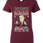 Trump This is the Greatest Ugly Christmas Sweater Womens Graphic T-Shirt