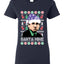 Santa Mike Michael Scott The Office Ugly Christmas Sweater Womens Graphic T-Shirt