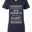 You Serious Clark Christmas Vacation Movie Ugly Christmas Sweater Womens Graphic T-Shirt
