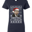 Christmas Is Cancelled Michael Scott Office Ugly Christmas Sweater Womens Graphic T-Shirt