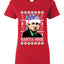 Santa Mike Michael Scott The Office Ugly Christmas Sweater Womens Graphic T-Shirt