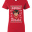 Impish or Admirable Dwight Schrute Ugly Christmas Sweater Womens Graphic T-Shirt