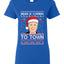 Biden Is Coming To Town Ugly Christmas Sweater Womens Graphic T-Shirt