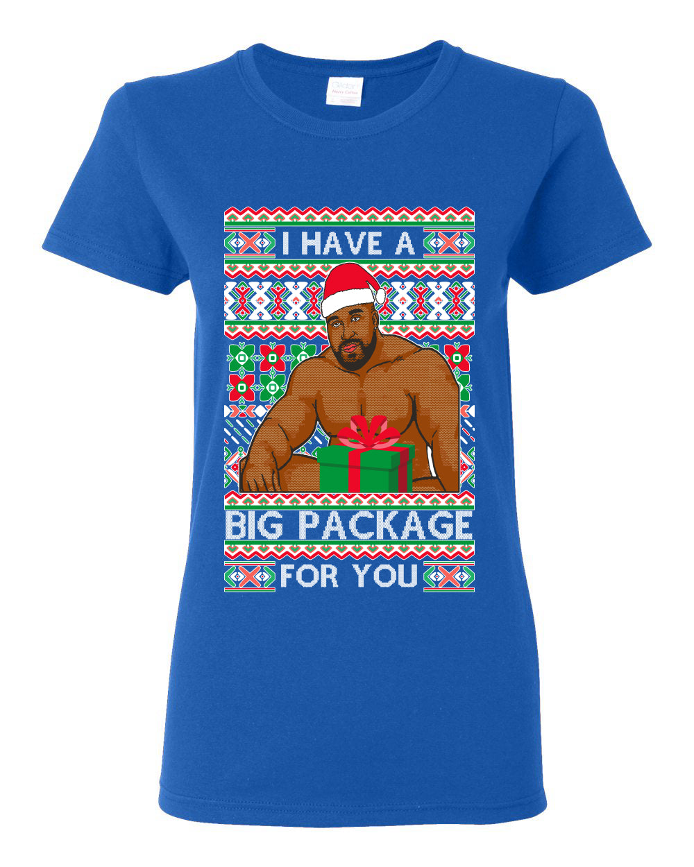 I have a Big package Meme Barry Wood  Ugly Christmas Sweater Womens Graphic T-Shirt