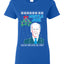 Mistle Joe Shut Up And Kiss Me Man Biden Ugly Christmas Sweater Womens Graphic T-Shirt