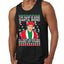 Michael Scott The Name is Bond Santa Bond Ugly Christmas Sweater Mens Graphic Tank Top