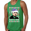 Santa Mike Michael Scott The Office Ugly Christmas Sweater Mens Graphic Tank Top