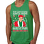 Michael Scott The Name is Bond Santa Bond Ugly Christmas Sweater Mens Graphic Tank Top