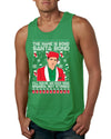 Michael Scott The Name is Bond Santa Bond Ugly Christmas Sweater Mens Graphic Tank Top