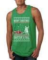Merry Christmas Shitter's Full Christmas Vacation Ugly Christmas Sweater Mens Graphic Tank Top