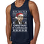 Christmas Is Cancelled Michael Scott Office Ugly Christmas Sweater Mens Graphic Tank Top