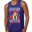 Michael Scott The Name is Bond Santa Bond Ugly Christmas Sweater Mens Graphic Tank Top