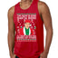 Michael Scott The Name is Bond Santa Bond Ugly Christmas Sweater Mens Graphic Tank Top