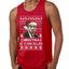 Christmas Is Cancelled Michael Scott Office Ugly Christmas Sweater Mens Graphic Tank Top