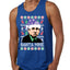 Santa Mike Michael Scott The Office Ugly Christmas Sweater Mens Graphic Tank Top