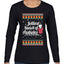 Jolliest Bunch of Assholes Xmas Movie Ugly Christmas Sweater Womens Graphic Long Sleeve T-Shirt