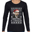 Christmas Is Cancelled Michael Scott Office Ugly Christmas Sweater Womens Graphic Long Sleeve T-Shirt
