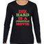 Die Hard is a Christmas Movie Christmas Womens Graphic Long Sleeve T-Shirt