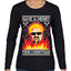 Have A Merry Fieri Christmas  Ugly Christmas Sweater Womens Graphic Long Sleeve T-Shirt