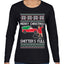 Cousin Eddie Merry Christmas Shitter's Full Ugly Christmas Sweater Womens Graphic Long Sleeve T-Shirt