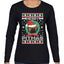 Merry Pitmas Christmas Womens Graphic Long Sleeve T-Shirt