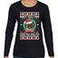 My Pugly Christmas Sweater Christmas Womens Graphic Long Sleeve T-Shirt