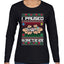 I Paused My Game To Be Here Ugly Christmas Sweater Womens Graphic Long Sleeve T-Shirt
