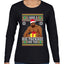 I Have A Big Package Meme Barry Wood Ugly Christmas Sweater Womens Graphic Long Sleeve T-Shirt