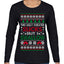 This Ugly Sweater Sucks But I Swallow Ugly Christmas Sweater Womens Graphic Long Sleeve T-Shirt