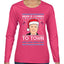Biden Is Coming To Town Ugly Christmas Sweater Womens Graphic Long Sleeve T-Shirt