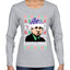 Santa Mike Michael Scott The Office Ugly Christmas Sweater Womens Graphic Long Sleeve T-Shirt