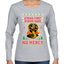 Strike First Strike Hard No Mercy Xmas Ugly Christmas Sweater Womens Graphic Long Sleeve T-Shirt